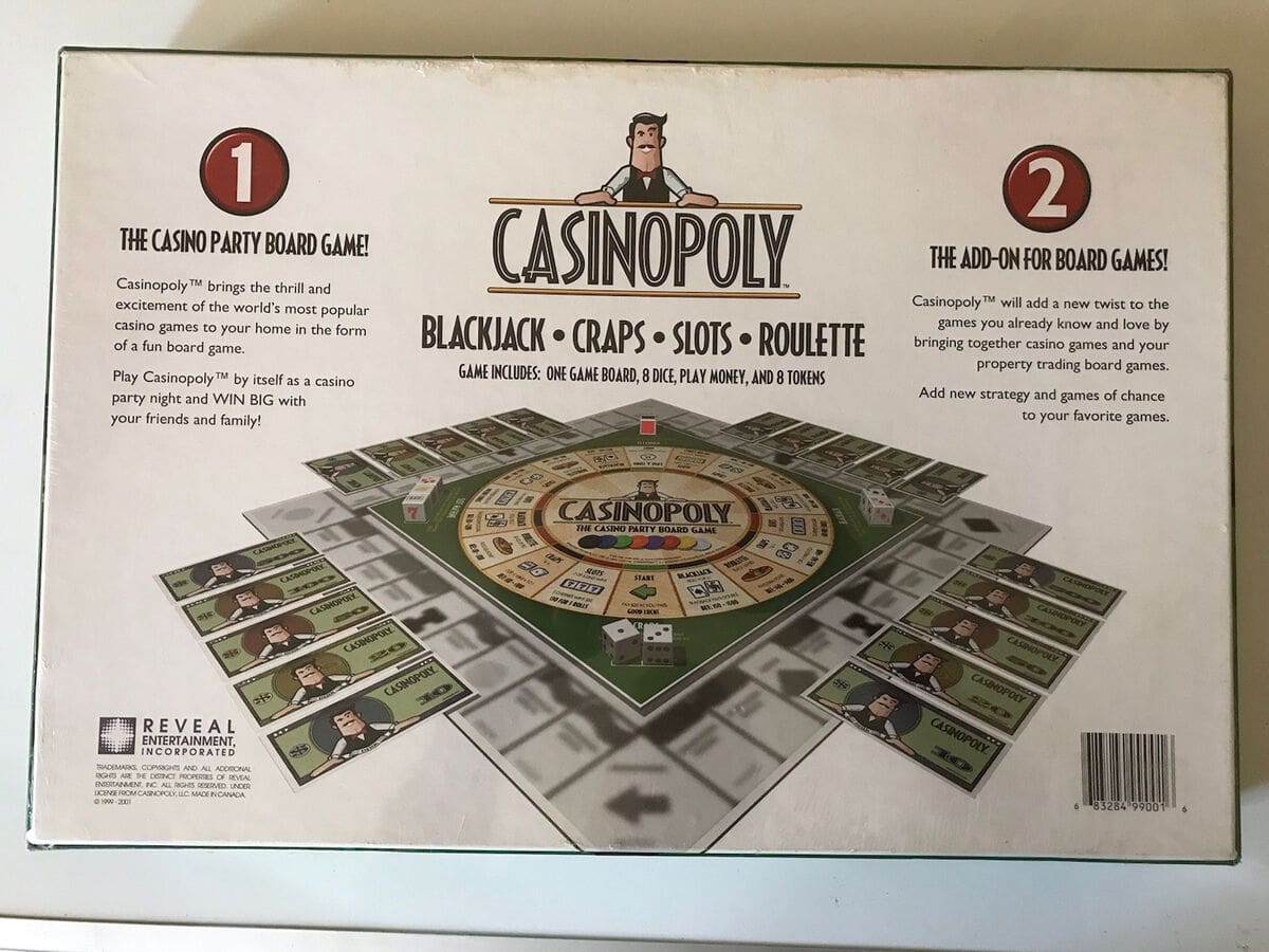 Casinopoly game board